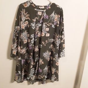 Umgee Flowy Floral Tunic